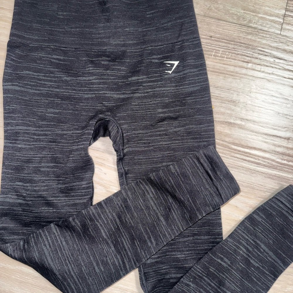 Gymshark Heathered Black Leggings